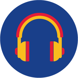 Vector de unos audífonos